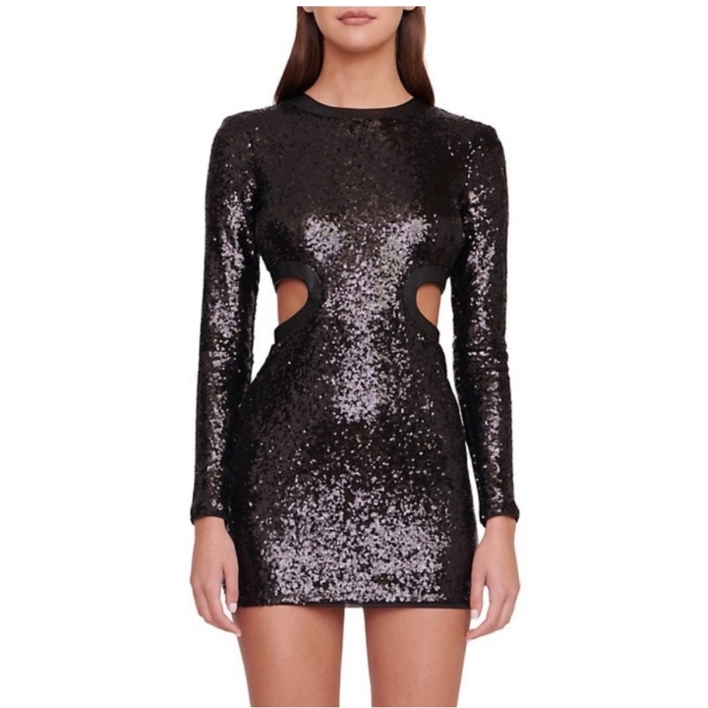 Staud Dolce sequin mini dress